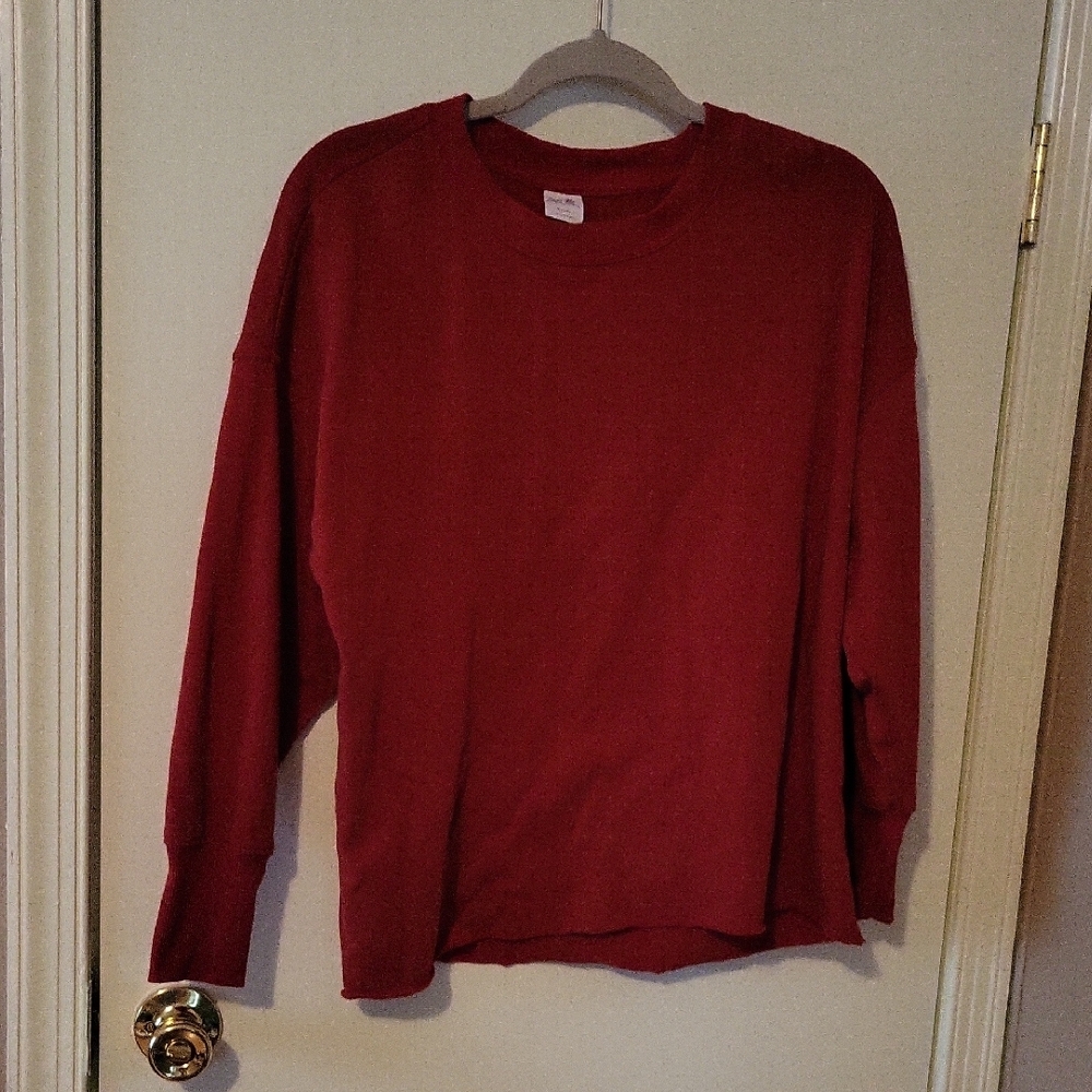 Red Long Sleeve Tee